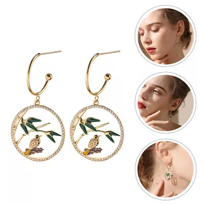  Women Earring Retro Dangle Women’s Earrings Eardrop Miss Pendant • £8.59