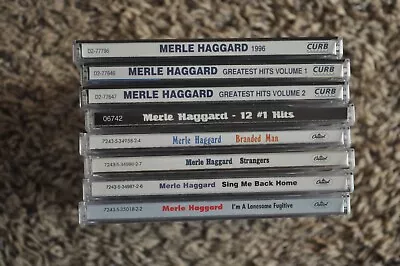 Merle Haggard Lot Of 8 Different CD's All In Like New Condition • $39.50