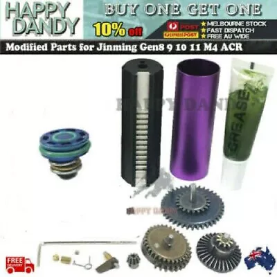 $39.95 • Buy Upgrade Gearbox Metal Parts Gear Ladder Piston Head Gen 8 J9 J10 J11 Gel Blaster