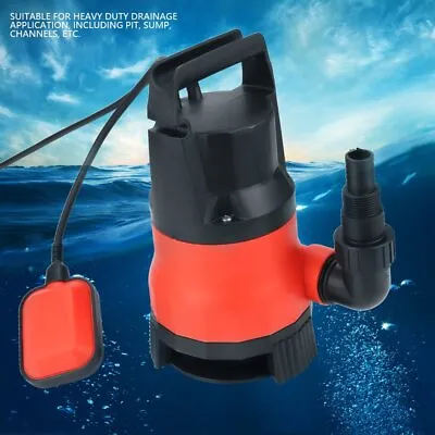 £46.29 • Buy 400W Submersible Water Pump Electric Dirty Clean Pond Pool Well Flood Garden UK