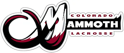 Colorado Mammoth NLL Lacrosse Car Bumper Locker Window Sticker Decal 7 X3  • $3.85