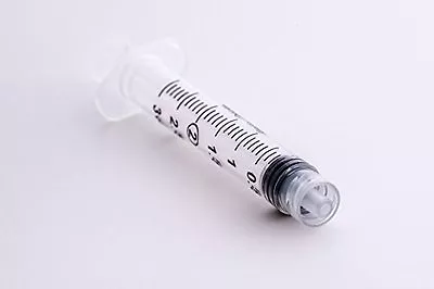 3ML/CC Syringes Luer Lock With Clear Caps (Pack Of 25) • $6.99