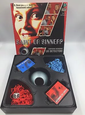 Saint Or Sinner? • Lie Detector Game • Hasbro/Parker Games (2002) VGC • £4.99