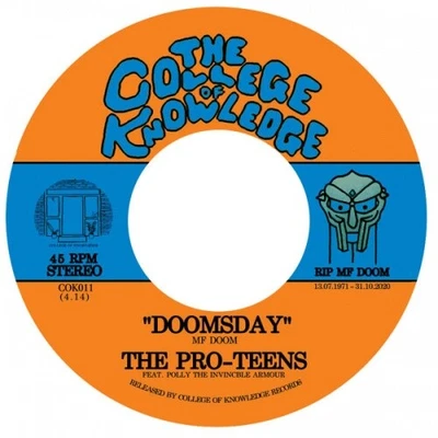 $23.99 • Buy THE PRO-TEENS Doomsday/Curls 7  NEW VINYL College Of Knowledge MF Doom