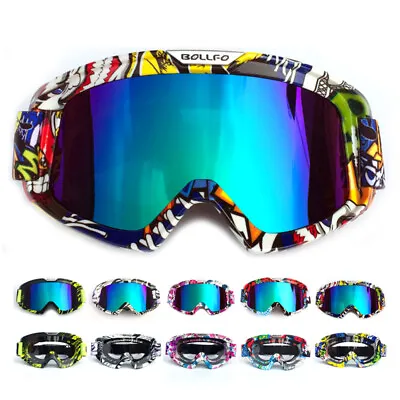 Motorcycle OffRoad Racing Goggles ATV Dirt Bike Eyewear Motocross MTB MX Glasses • $17.29