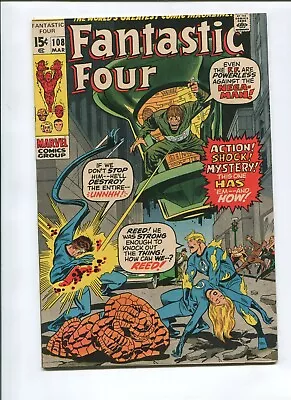 Fantastic Four #108 (8.0) *the Fisherman Collection* Nega-man 1971 • $34.90