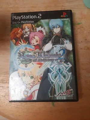Mana Khemia 2: Fall Of Alchemy - Authentic Replacement Case And Manual - No Disc • $20