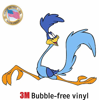 The Road Runner (left) Decal Sticker 3m Vinyl Truck Helmet Made In Usa • $1.85