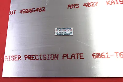 1/2  X 12 X 14  ALUMINUM 6061 T6 Sheet Plate .50  Thick New Flat Mill Bar Stock • $59.68