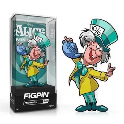 FiGPiN #608 Disney Alice In Wonderland - Mad Hatter Enamel Pin - Limited Edition • $28.95