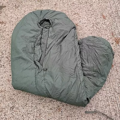 Sleeping Bag  Modular System Medium Weight Large Olive Used Genuine Military • $80.90