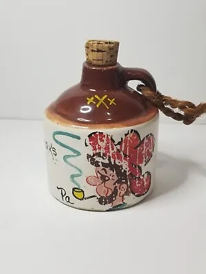 Vintage Ozark Mt. Dew Two Tone Stoneware Moonshine Jug • $19.99