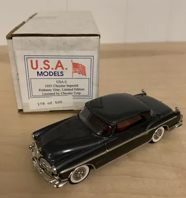 USA Motor City 1:43 USA 2 - 1955 Chrysler Imperial Embassy Gray - (178 Of 500) • $227.95