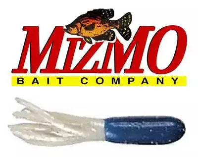 Mizmo Tubes Crappie Panfish 1.5 Inch Specs 11003 Blue Dark With Pearl Tail • $5.99