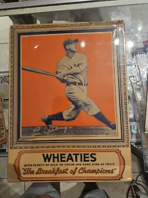 $153.50 • Buy 1934 Wheaties ORIGINAL Lou Gehrig Cereal Box  New York Yankees FULL WOW