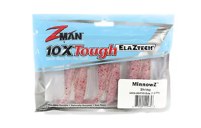 Zman Soft Lure MinnowZ 3 Inch 6/Pack Shrimp (9658) • $20.90