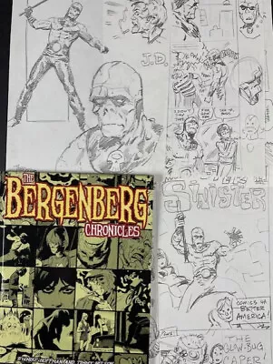  THE BERGENBERG CHRONICLES  W/5 Original Art Sketch Sheets! By Mike Hoffman! • $18.50