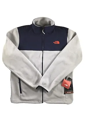 $61.63 • Buy The North Face Jacket Denali Full Zip Fleece Coat Grey M DEFECT NEEDS REPAIR