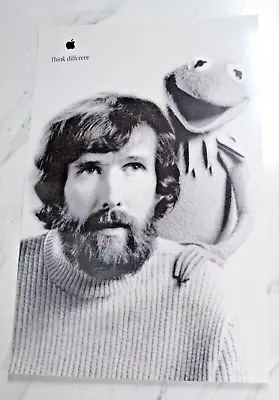 Apple  Think Different  Ad  Campaign  Genius  Poster Jim Henson & Kermit • $49.99