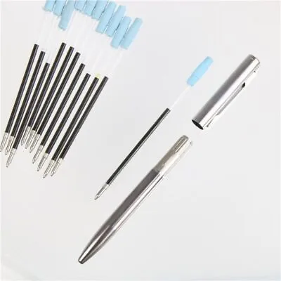 5pcs/0.5mm Ballpoint Pen Refills Blue/Black Mini Metal Pens Refill Office School • $6.49