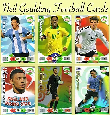Panini ROAD TO WORLD CUP 2014 ☆ ADRENALYN XL ☆ Football Cards #1 To #235 • £0.99