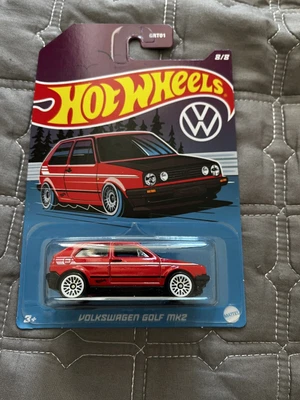 $4 • Buy Hot Wheels Volkswagen VW Golf MK2 Red 2022 New Release