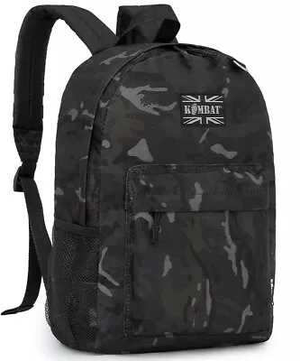 MTP Black Rucksack 20L Cadet Kids Military Hiking Daysack School Backpack Bag • £13.99