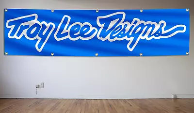 Troy Lee Designs Banner 2X8 Ft Flag Motocross Dirt Bike Equipments Shop Decor • $17.99