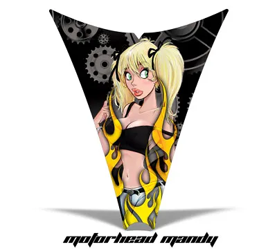 Hood Graphics Kit Sticker Decal Wrap For SKI-DOO REV 2004-2012 MOTORHEAD MANDY • $50