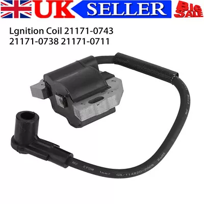 Lawn Mower Ignition Coil 21171-0743 21171-0711 For KAWASAKI FR FS FX Series New • £18.84