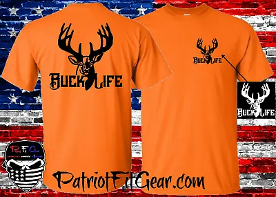 T ShirtBuck LifeDeer HuntingBow HuntingBuck SkullWhitetailRack Em UpDeer • $19.95