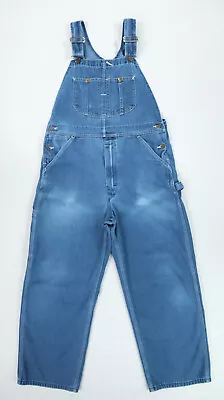 Vtg Sears ROEBUCKS USA Men’s 36 X 30 Denim Classic Bib Overalls Jeans DISTRESSED • $59.99