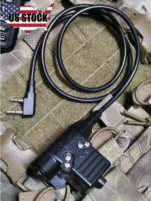 IN US! U94/TCA-U94 Tactical PTT PELTOR Connector Ver. For PRC148 152 MBITR RADIO • $68.85