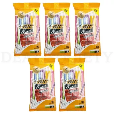 BiC Xtra Sparkle Mechanical Pencil 0.7mm (#2) 50 PENCILS - LOT OF 5 BAGS • $14.99