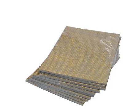 4 X LINO BLOCK PRINTING BOARD HESSIAN BACKED TILE 200mm X 150mm 3.2mm THICK • £15.25