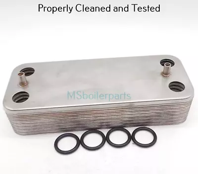 Ideal Mini He C24 Boiler Dhw ( 14 Plate )  Heat Exchanger 075460 • £19.99