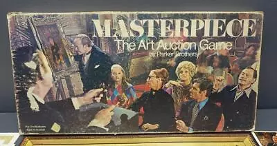 Masterpiece The Art Auction Game Parker Brothers Board Game 1970 • $74.94