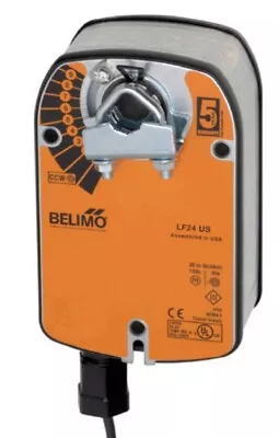 Belimo LF24 US Damper Actuator 35 In-lb [4 Nm] Spring Return AC/DC 24 V [New] • $119.99