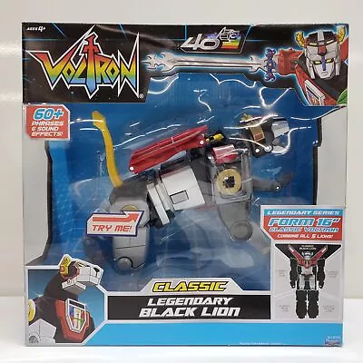 Voltron 40th Anniversary Classic Legendary Black Lion Playmates Toys 2024 • $9.99