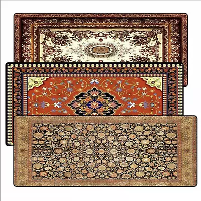 Persian Carpet Mouse Pad Mat Large Size Desk Pad Locking Edge Keyboard Comfort • $16.99