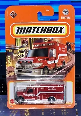 Matchbox International Terrastar Boeing Fire Ambulance New 2024 • $4.50