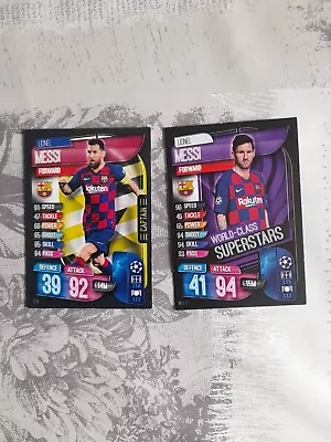 Match Attax 2019/20 Champions League   Messi Superstars And Captains Cards... • £0.99