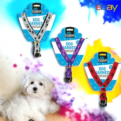 Dog Puppy Pet Adjustable Harness Comfortable Reflective Breathable Mesh Vest • £2.75