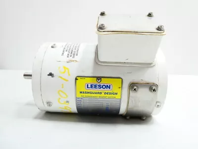 Leeson 098429.00 C42D18NC3A Dc Permanent Magnet Motor L42cz 1/4hp 1800rpm 90v-dc • $326.23