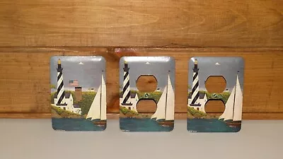 Warren Kimble Lighthouse 1 Light Switch Plate And 2 Outlet Covers • $30