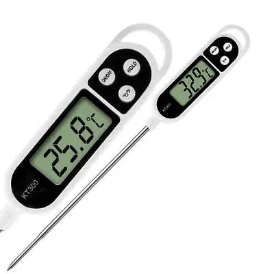 £3.45 • Buy Digital Food Thermometer Probe Cooking Meat Kitchen Temperature BBQ Turkey Milk