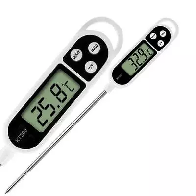 £3.59 • Buy Digital Food Thermometer Probe Cooking Meat Kitchen Temperature BBQ Turkey Milk