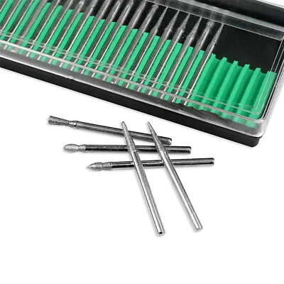 30pcs Diamond Burr Bits Drill Set Rotary Multi Tool Accessories For Dremel • $9.59