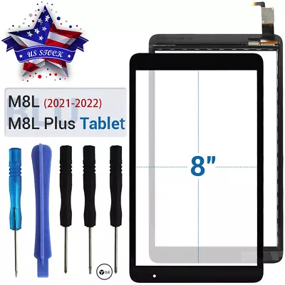 Digitizer Touch Screen Glass Replacement For For BLU M8L/ M8L Plus Tablet 8 Inch • $15