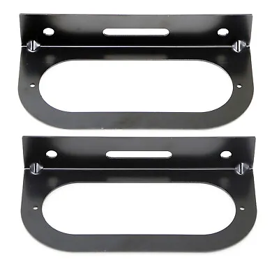 (2) Trailer 6  Oval Tail Light Steel Mounting Brackets 24050 • $14.89